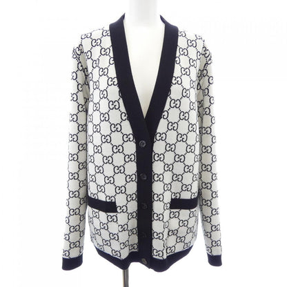 Gucci GG Wool Jacquard Reversible Cardigan — view 7
