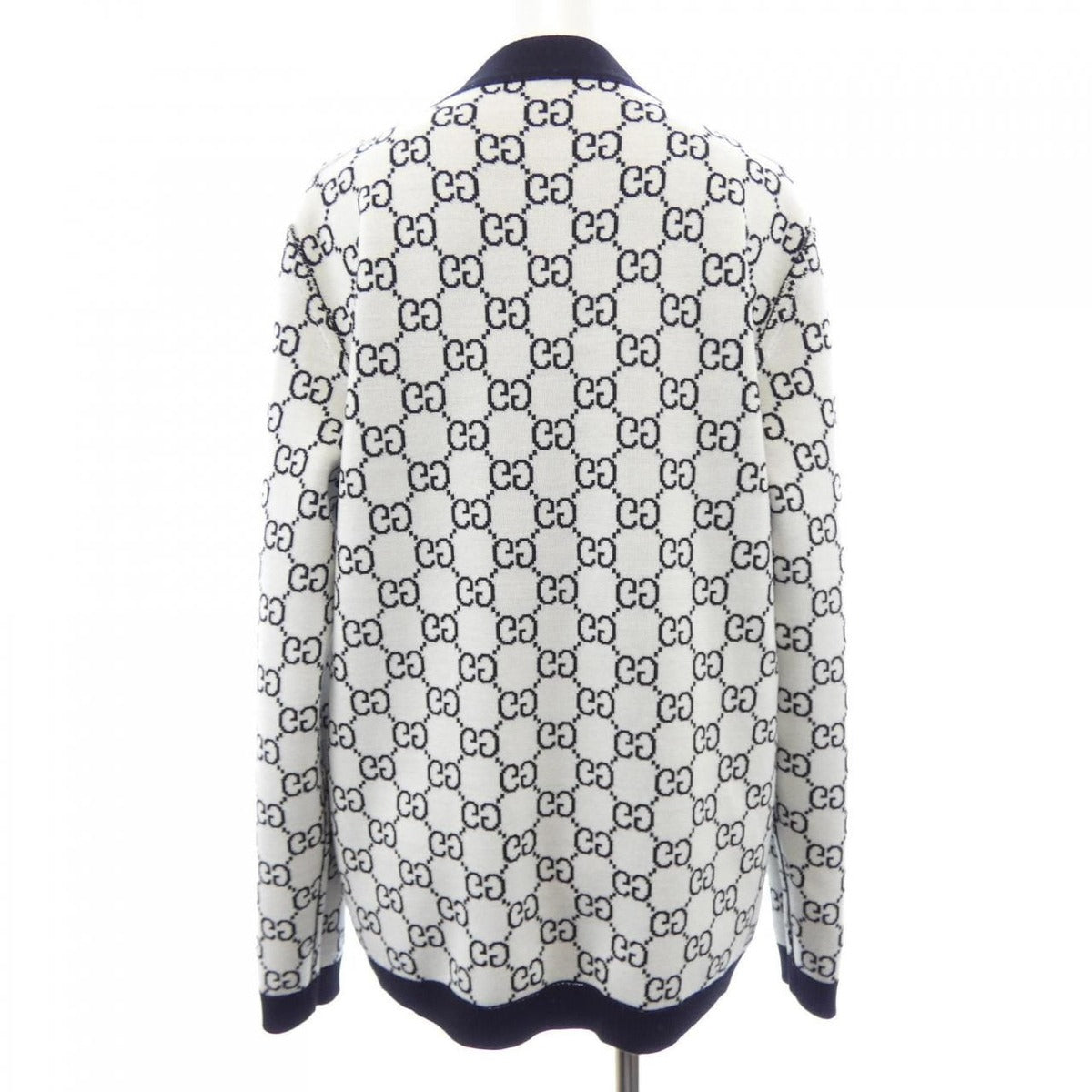 Gucci GG Wool Jacquard Reversible Cardigan — view 8