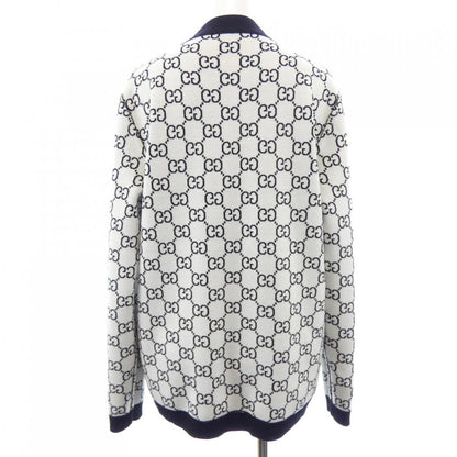 Gucci GG Wool Jacquard Reversible Cardigan — view 8
