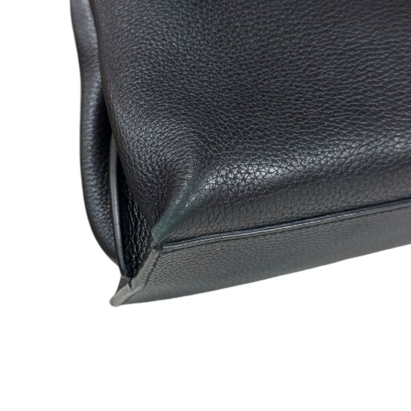 Gucci Daily Bamboo Shoulder Bag Leather 370831 Black Ladies Gucci  Gucci