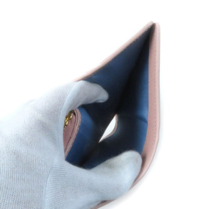 Gucci 772639 Script Mini Wallet With Logo Hardware Leather Bifold Wallet Light