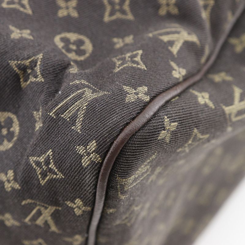 Louis Vuitton Speedy 30 Mini Boston M95224 Monogram Mini Lin Ebene Brown Sp0037