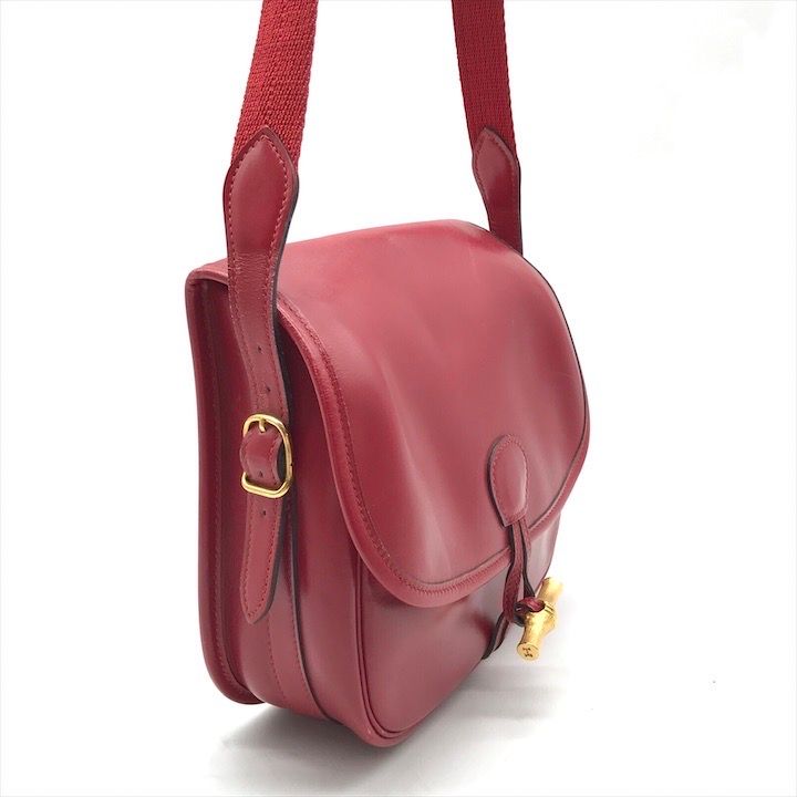 Hermes Vintage Box Calf Shoulder Bag Red