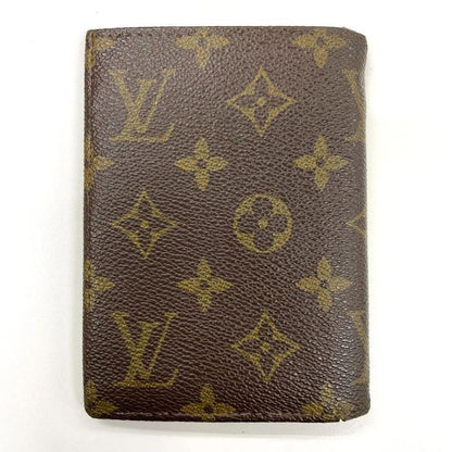 Louis Vuitton Monogram Portobier Identity Bifold Wallet Billfold Card Case Pass