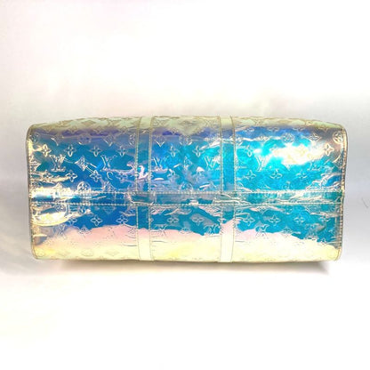 Louis Vuitton Boston Bag Keepall Bandoliere 50 M53271 Vinyl/leather Aurora Clear