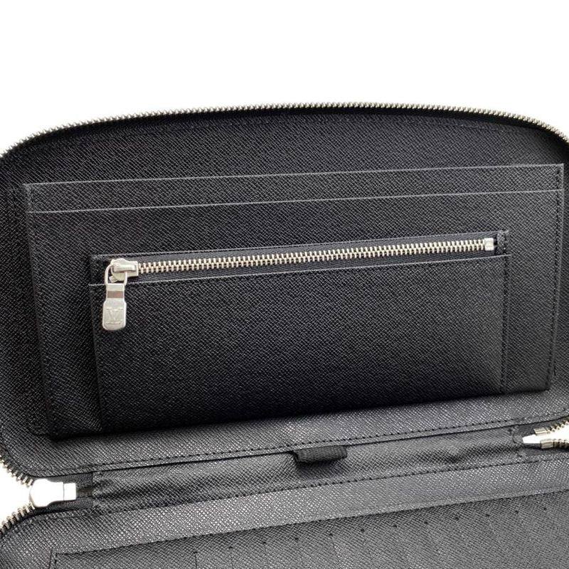 Louis Vuitton Bifold Long Wallet Travel Case Organizer Athol M30652 Taiga