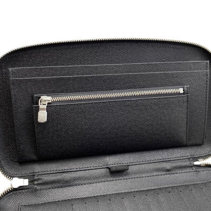 Louis Vuitton Bifold Long Wallet Travel Case Organizer Athol M30652 Taiga