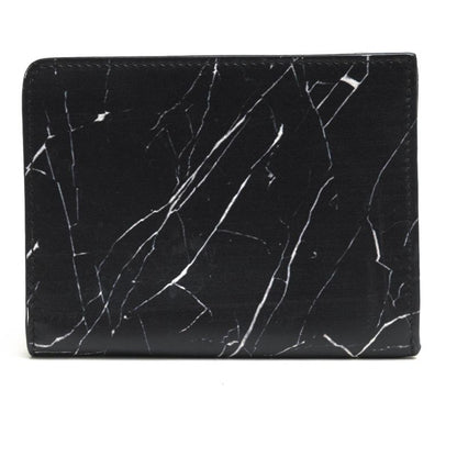 Balenciaga Wallet Men Leather Genuine Black 332250 Compact Wallet with Coin