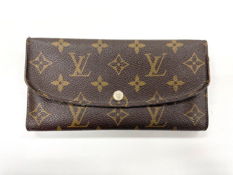 Louis Vuitton Monogram Portefeuille Emilie Zipper Long Wallet M41943 Brown ×