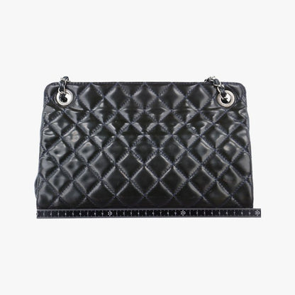 CHANEL  Matelasse Coco Mark GST Navy Patent A6573417188712