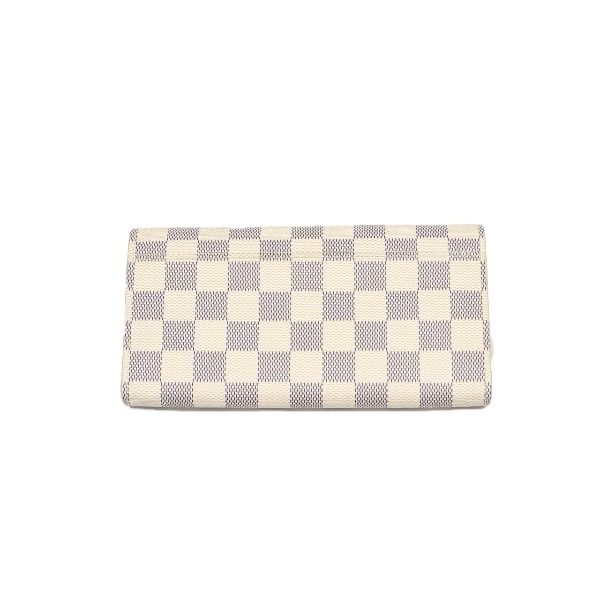 Louis Vuitton N63208 Damier Azure Long Wallet Portefeuille And Sarah Long