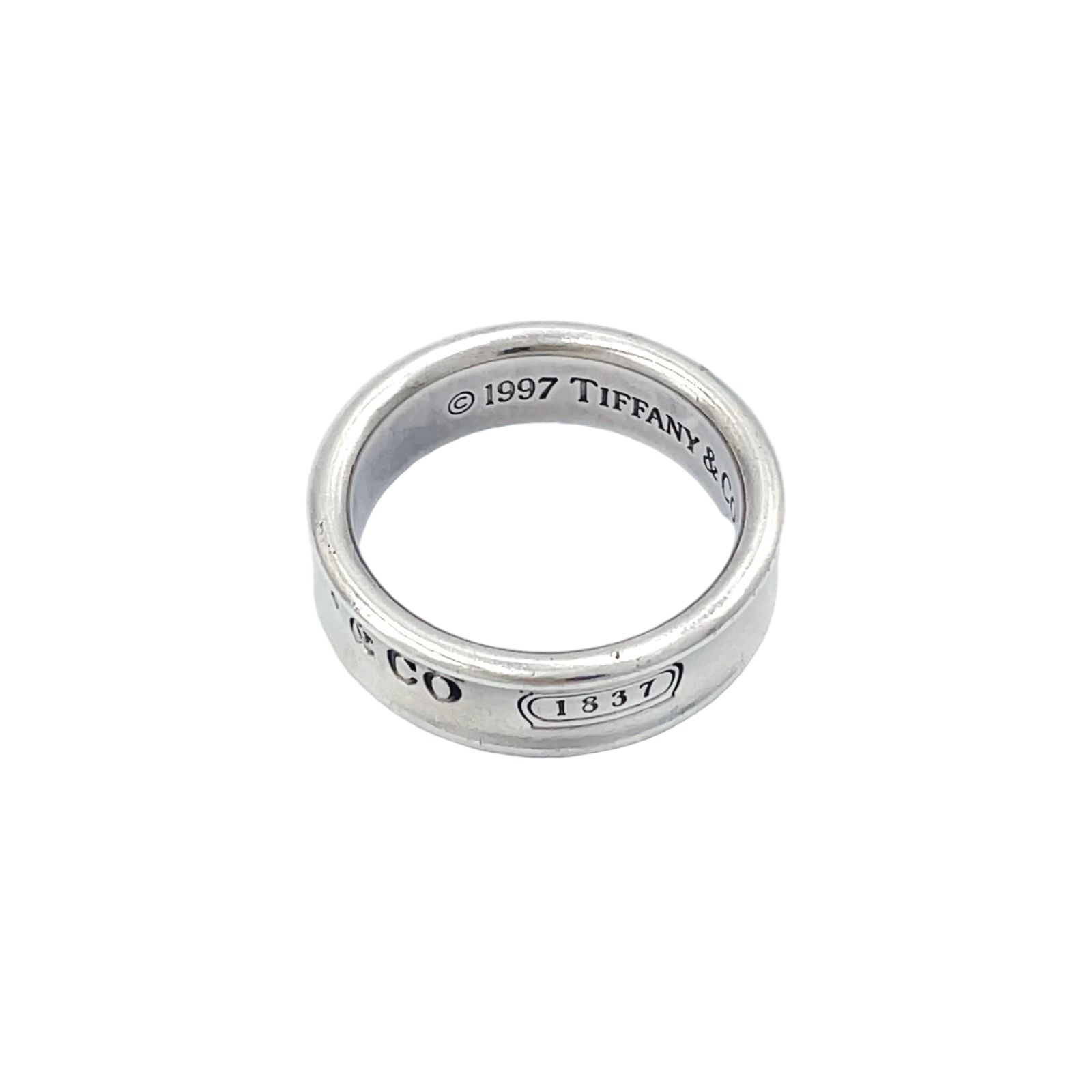 Tiffany & Co Narrow Silver Ring — view 2