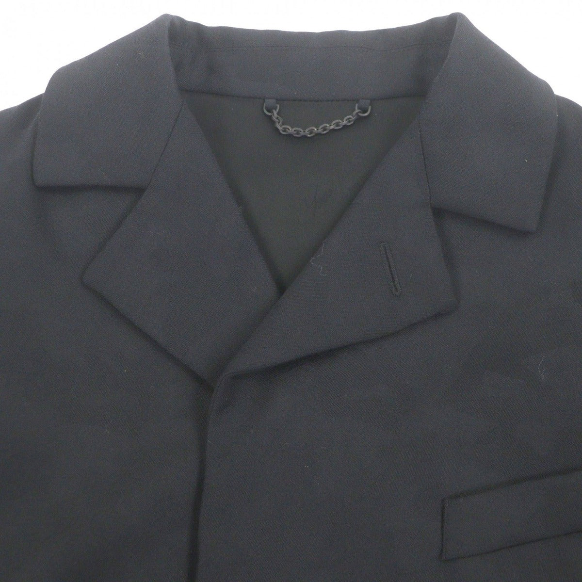 Louis Vuitton Wool Camouflage LV Flower Pattern Logo Button Jacket — view 2