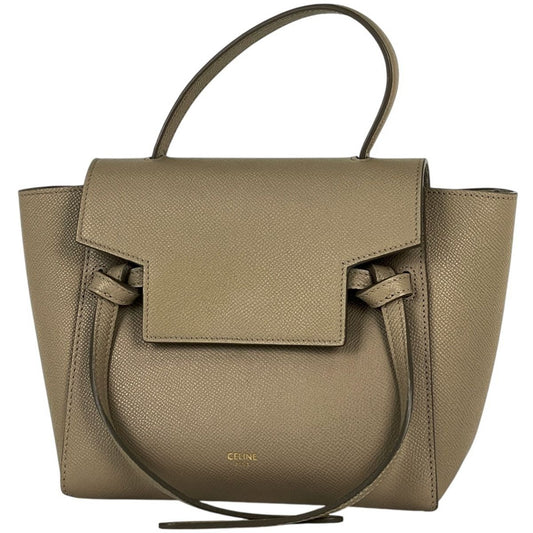 Celine Belt Bag Nano 2-Way Leather Beige