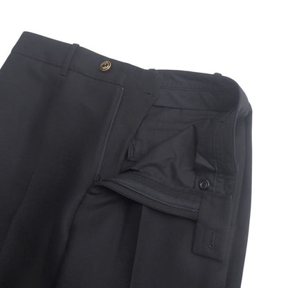 Gucci Pants Size 40 Cropped Flared Pants Center Press GG Button Made In Italy
