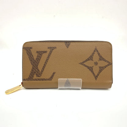 Louis Vuitton Giant Monogram Reverse Zippy Wallet Round Zipper Long Wallet