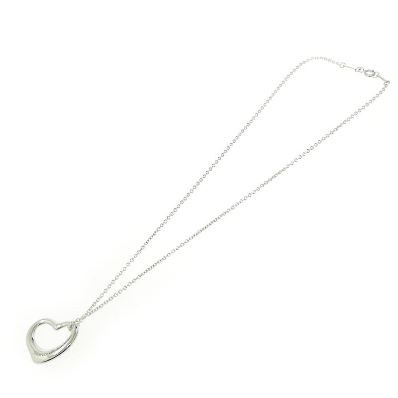 Tiffany & Co Tiffany & Co Silver Elsa Peretti Open Heart Necklace 7.0g 925