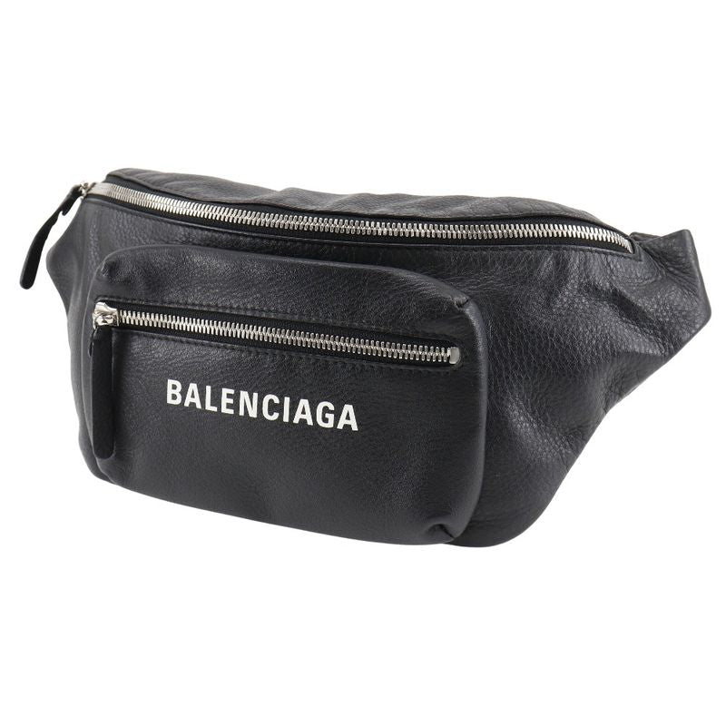 Balenciaga Everyday 529765 Dlq4n 1000 Leather Unisex Waist Bag