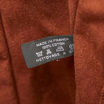 Hermes Fourre Tout Tote MM Brown Navy Canvas Women Hermes