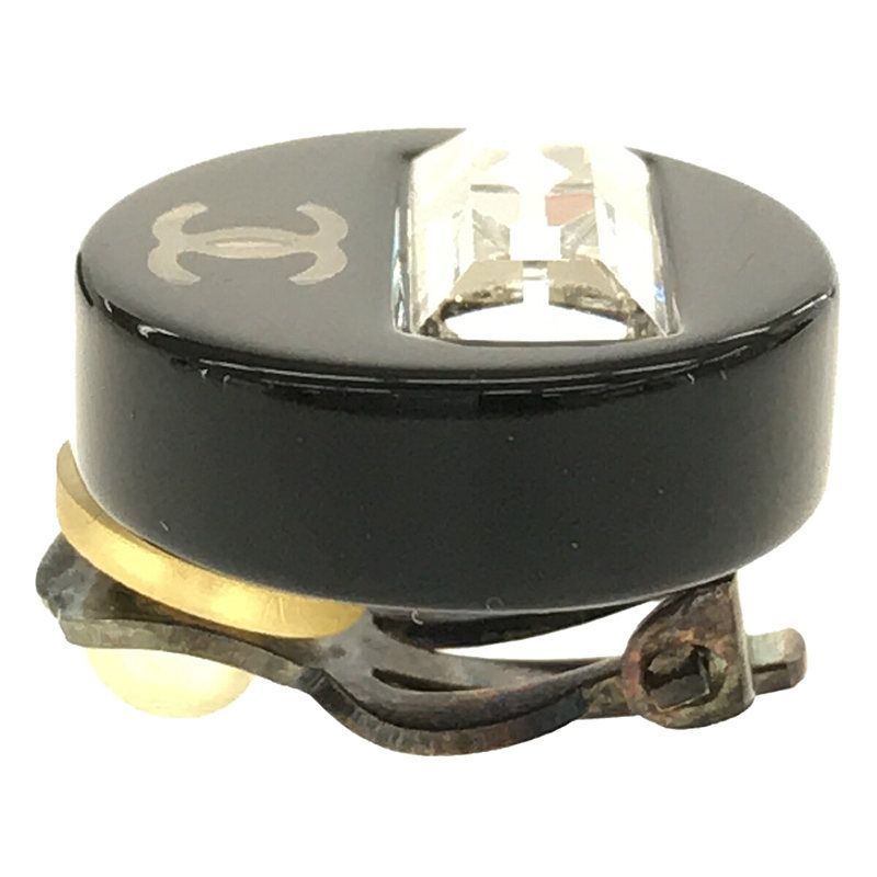 Chanel - Logo Coco Mark Earring Storage With Box - Black - Women's