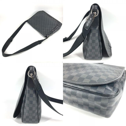 Louis Vuitton Shoulder Bag Daniel GM N58033 Damier Graphite Canvas Black