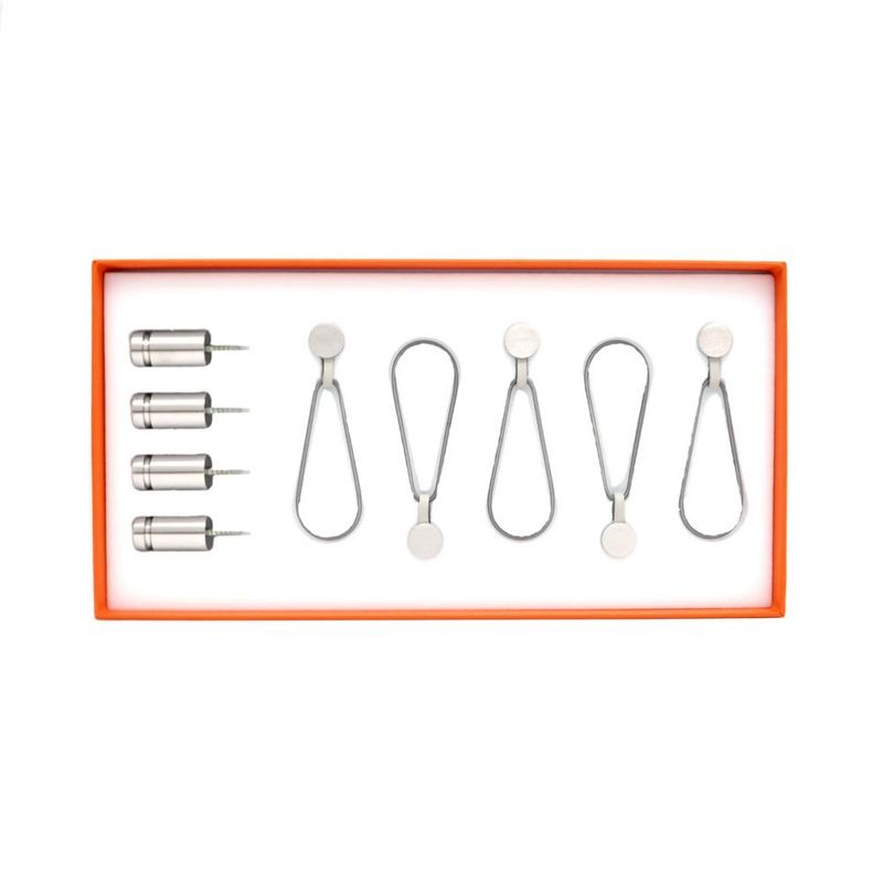 Hermes Hanging Set Wall Silver Color Interior Accessories