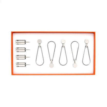 Hermes Hanging Set Wall Silver Color Interior Accessories