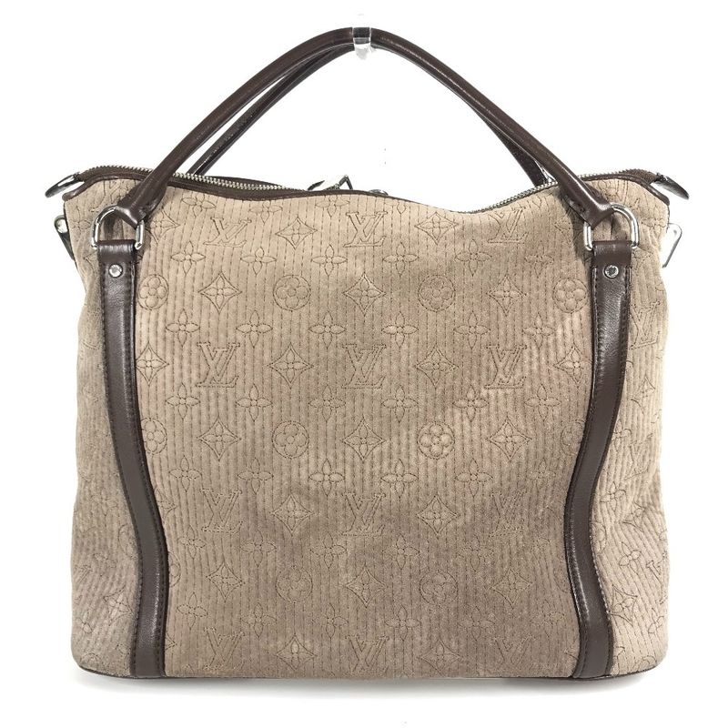 Louis Vuitton Shoulder Bag Ixia PM Ixia PM M93831 Leather / Suede Granito Brown