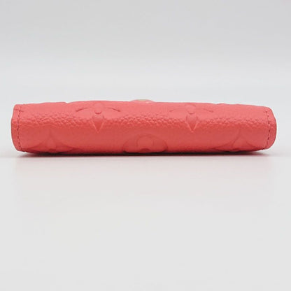 Unused Current Louis Vuitton Portmonnaie Rosalie Compact Wallet Pink IC Chip