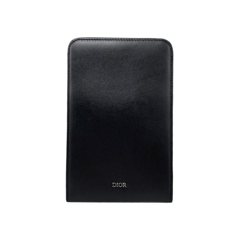 Christian Dior Shoulder Bag Ultra Messenger Pouch 2leca342nde Logo Black Silver