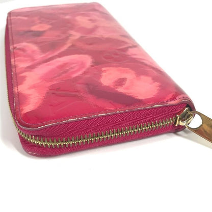Louis Vuitton Long Zippy Wallet M90019 Patent Leather Rose Andian Pink