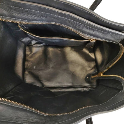Celine Luggage Phantom Shopper Tote Bag F Black Purse