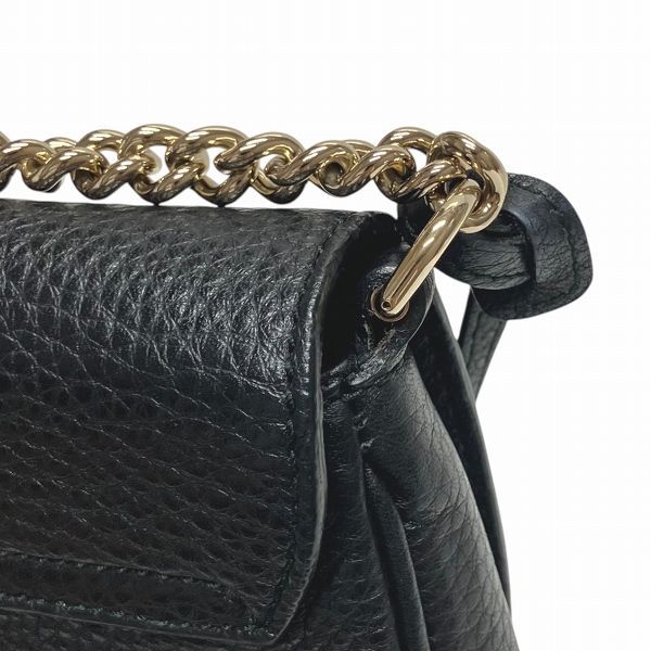 Gucci Soho 536224 Chain Black Bag Shoulder Bag Women