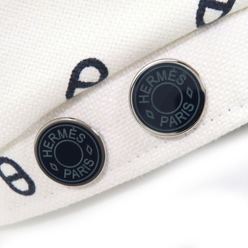 Hermes Vauban Chaine D'ancre Toile Ashe Serie Hardware Cotton Canvas Casket Hat
