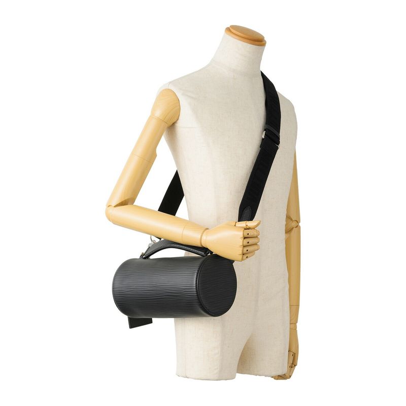 Louis Vuitton Shoulder Bag Soft Porochon PM Black