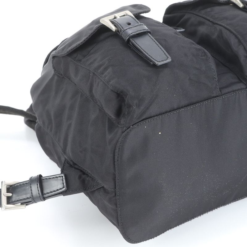 Prada Tessuto Nylon Triangle Logo Backpack Sac Backpack Shoulder Bag Women EME