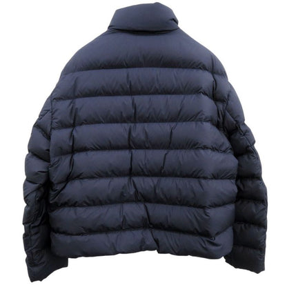 Prada Cropped Technical Fabric Hooded Down Jacket Navy 0513 Prada