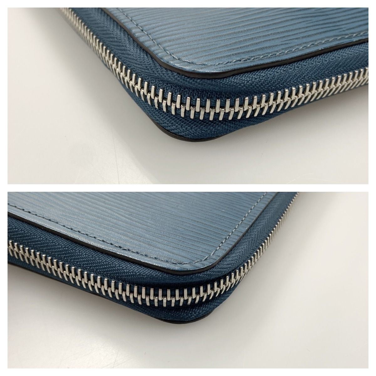 Louis Vuitton Epi Zippy Wallet Vertical Round Zipper Long Wallet M60966 Blue