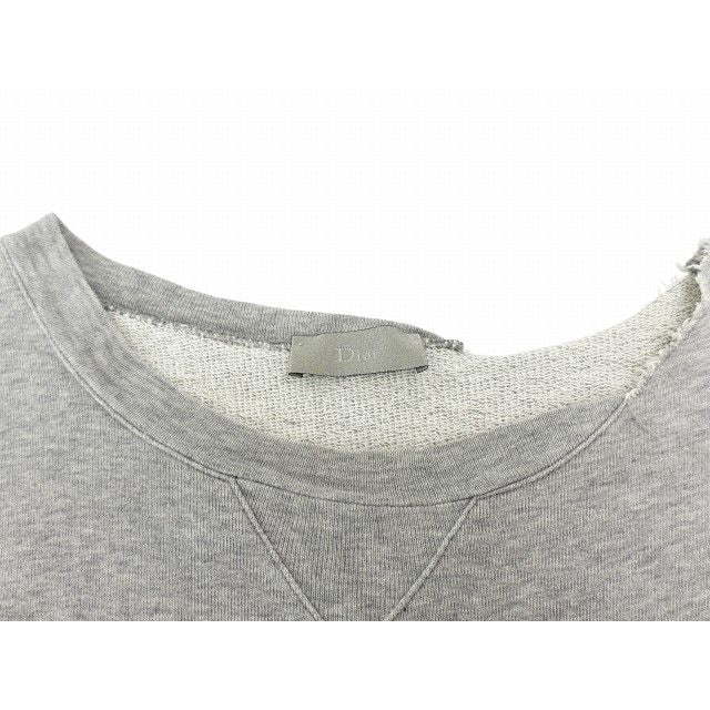 Dior Homme Era Graphic Sleeveless Sweatshirt Gray — view 5
