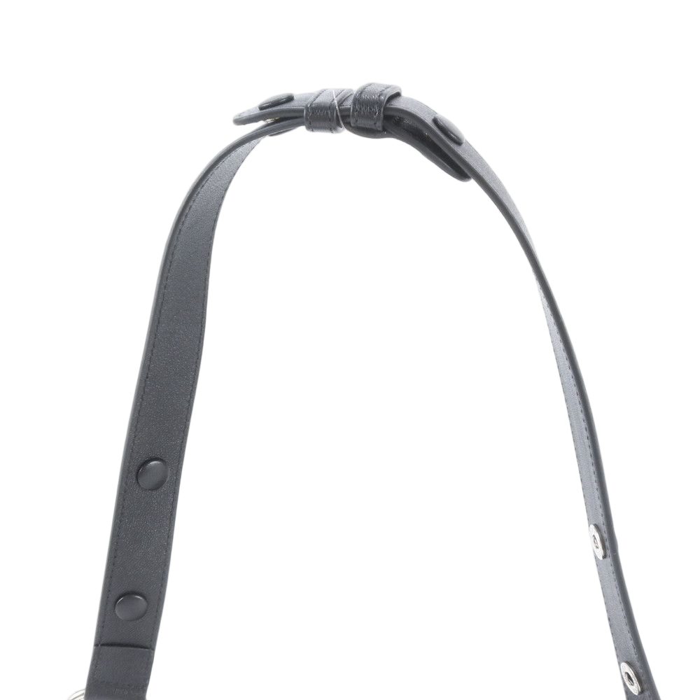 Gucci Blanc Di Leather Shoulder Bag Hand Black — view 2