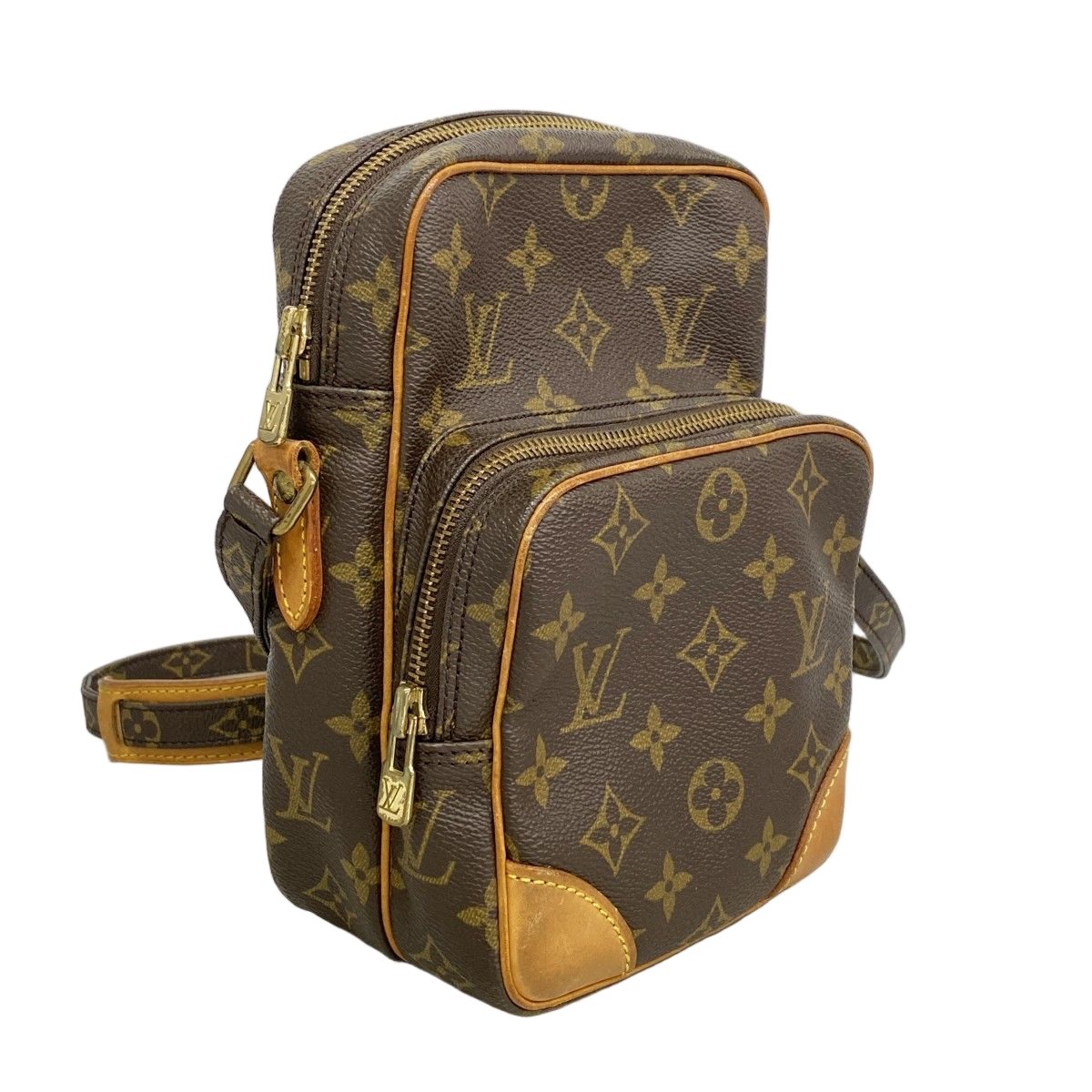 Louis Vuitton Shoulder Bag Monogram Amazon Brown — view 2