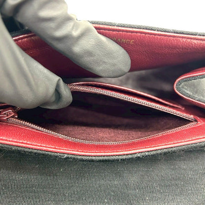 Chanel Logo Turnlock Quilted Cotton Leather — view 10