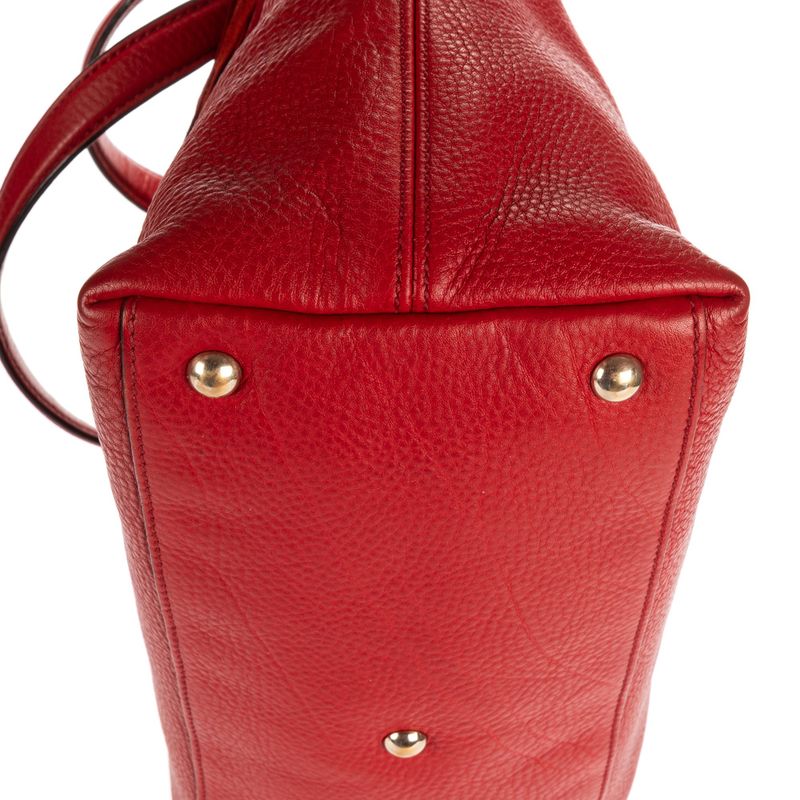 Gucci Soho Red Grain Leather A