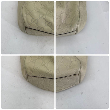 Gucci Handbag Ski GG Leather White Abbey Formal Travel — view 7