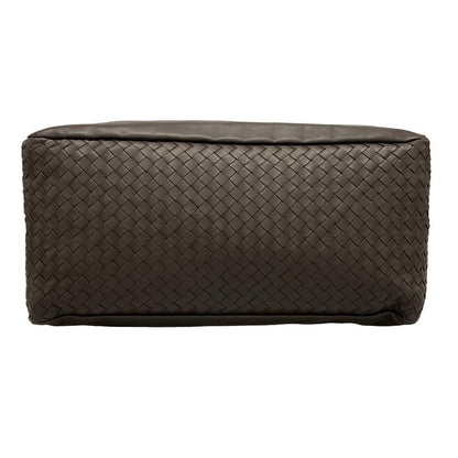 Bottega Veneta Intrecciato Dark Brown Leather Handbag