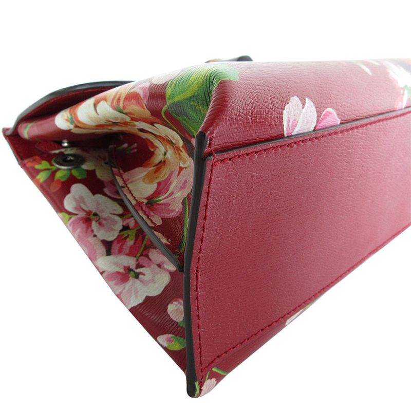 Gucci Shoulder Bag Handbag Blooms Bamboo 370831