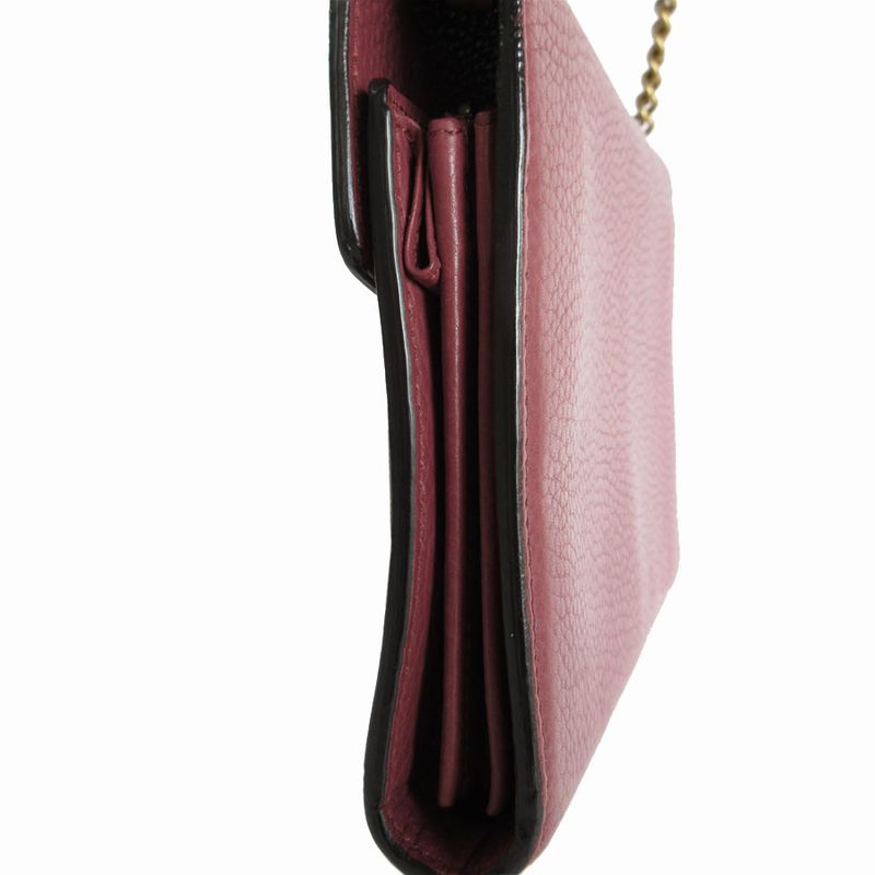 Gucci Crossbody Shoulder Bag Wallet Chain GG Marmont 401232