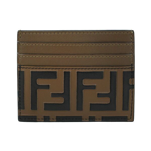 Fendi Card Case F Is Fendi Brown