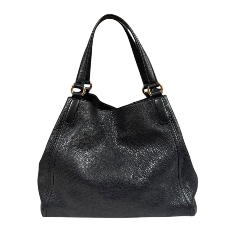 Gucci Soho Shoulder Bag Leather 282309 Black Ladies Gucci  Gucci