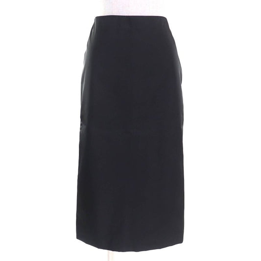 Prada 2022 21h924 Triangle Logo Triangle Plate Re Nylon Long Tight Skirt